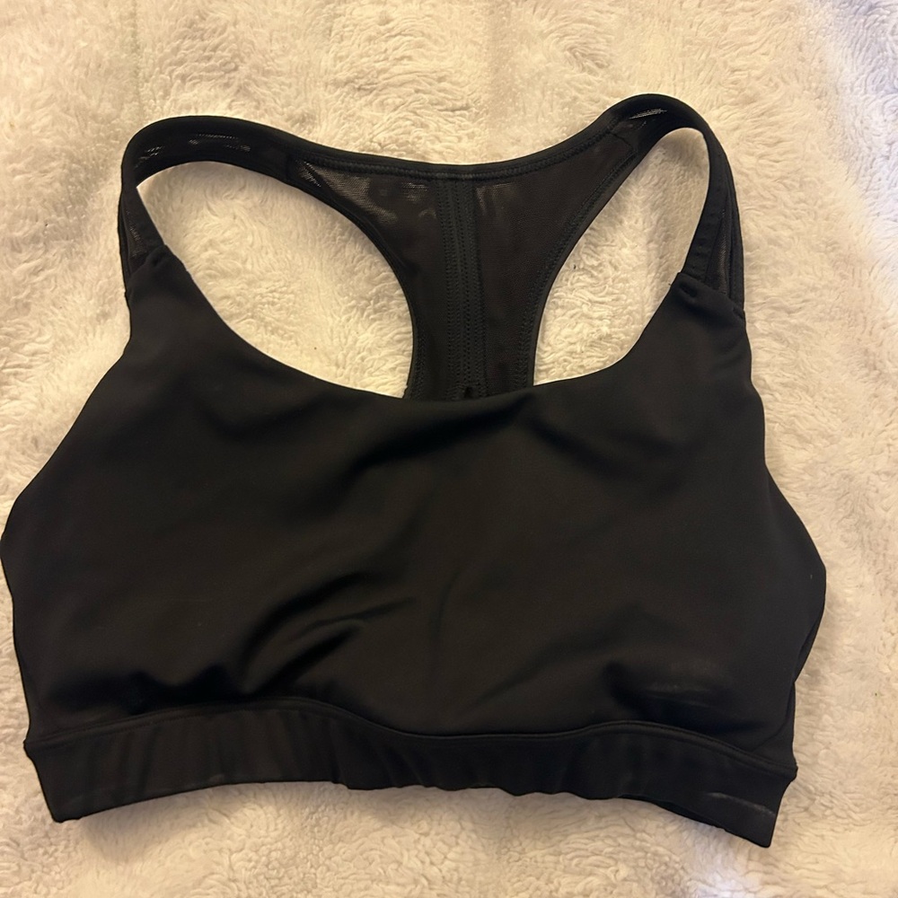 Athleta Black Racerback Sports Bra